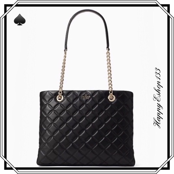 ♠️ kate spade ♠️ Natalia Smooth Quilted Leather Tote Bag